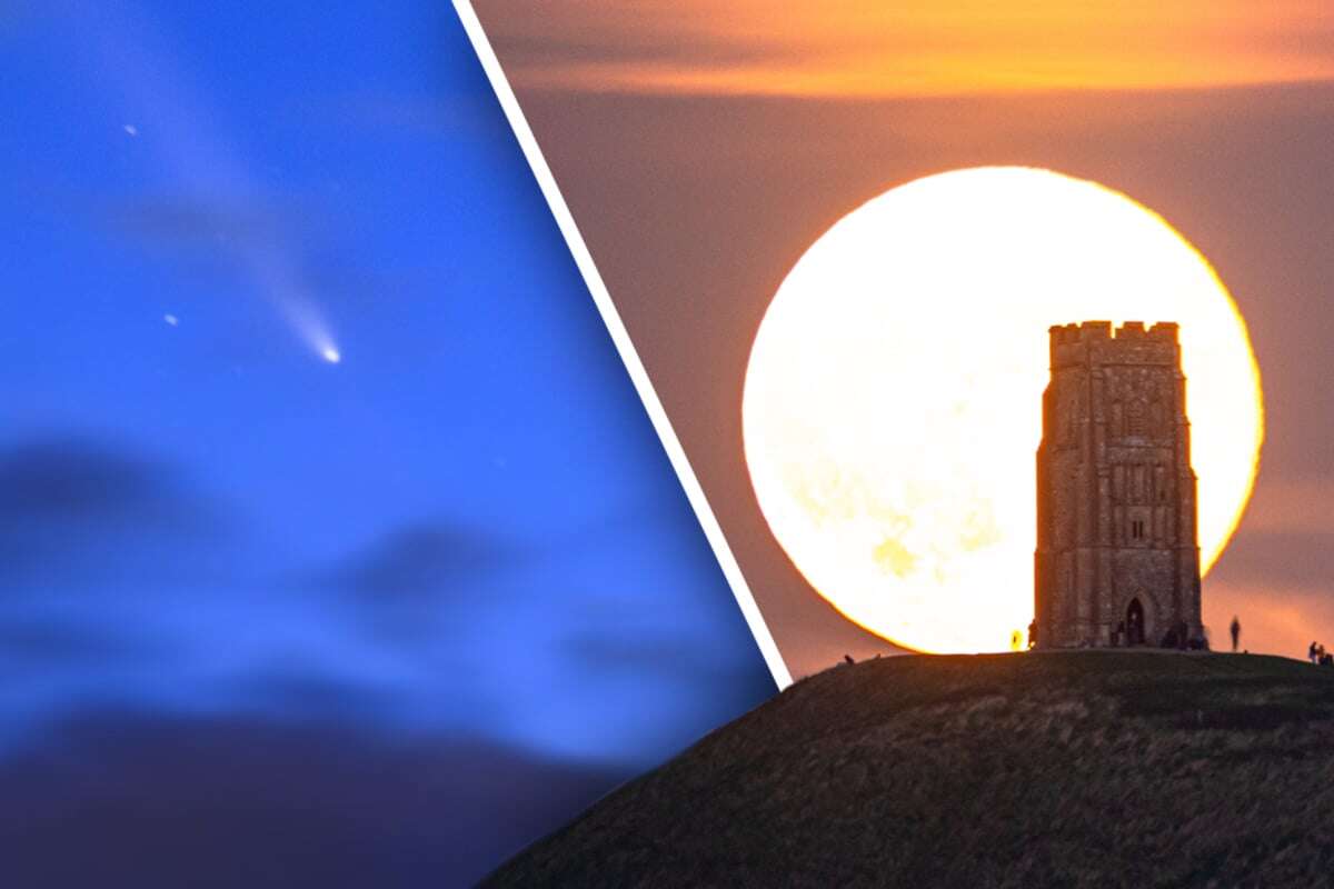 Komet und Supermond am Nachthimmel: Mit diesen Tricks gelingt Euch die Sichtung