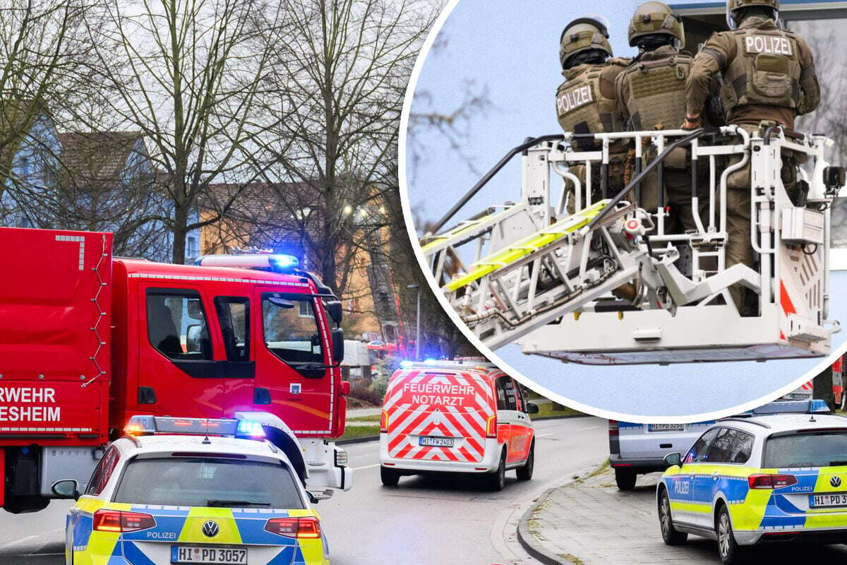 Polizei-Großeinsatz: Mann verbarrikadiert sich, dann springt er aus Fenster!