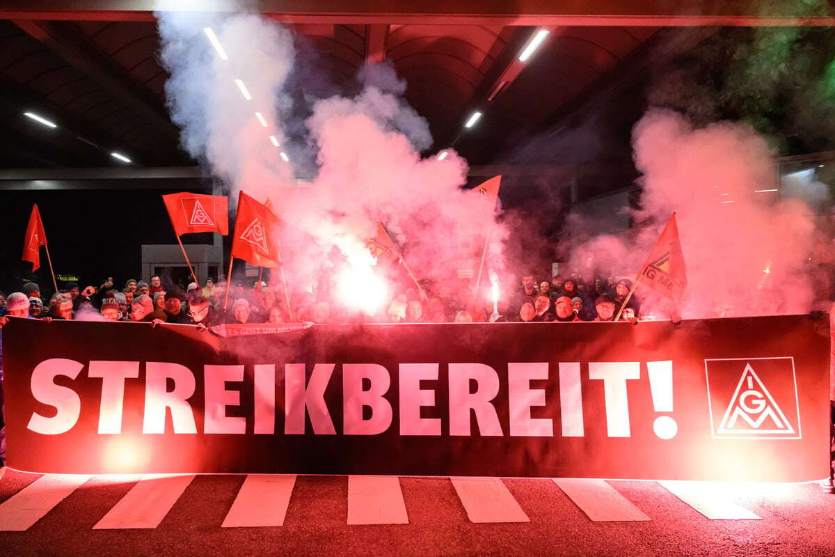 Ende Friedenspflicht: Im VW-Werk Zwickau 