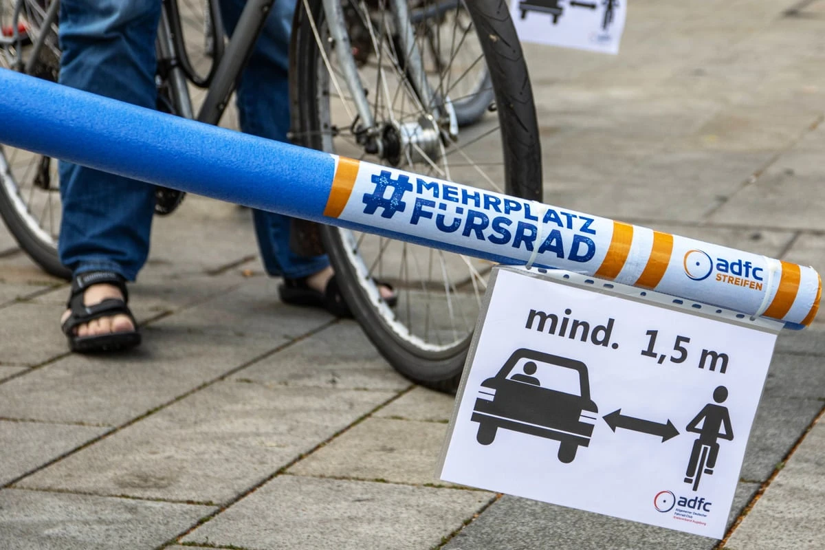 Radler-Demo im Dresdner Westen für sicheren Abstand
