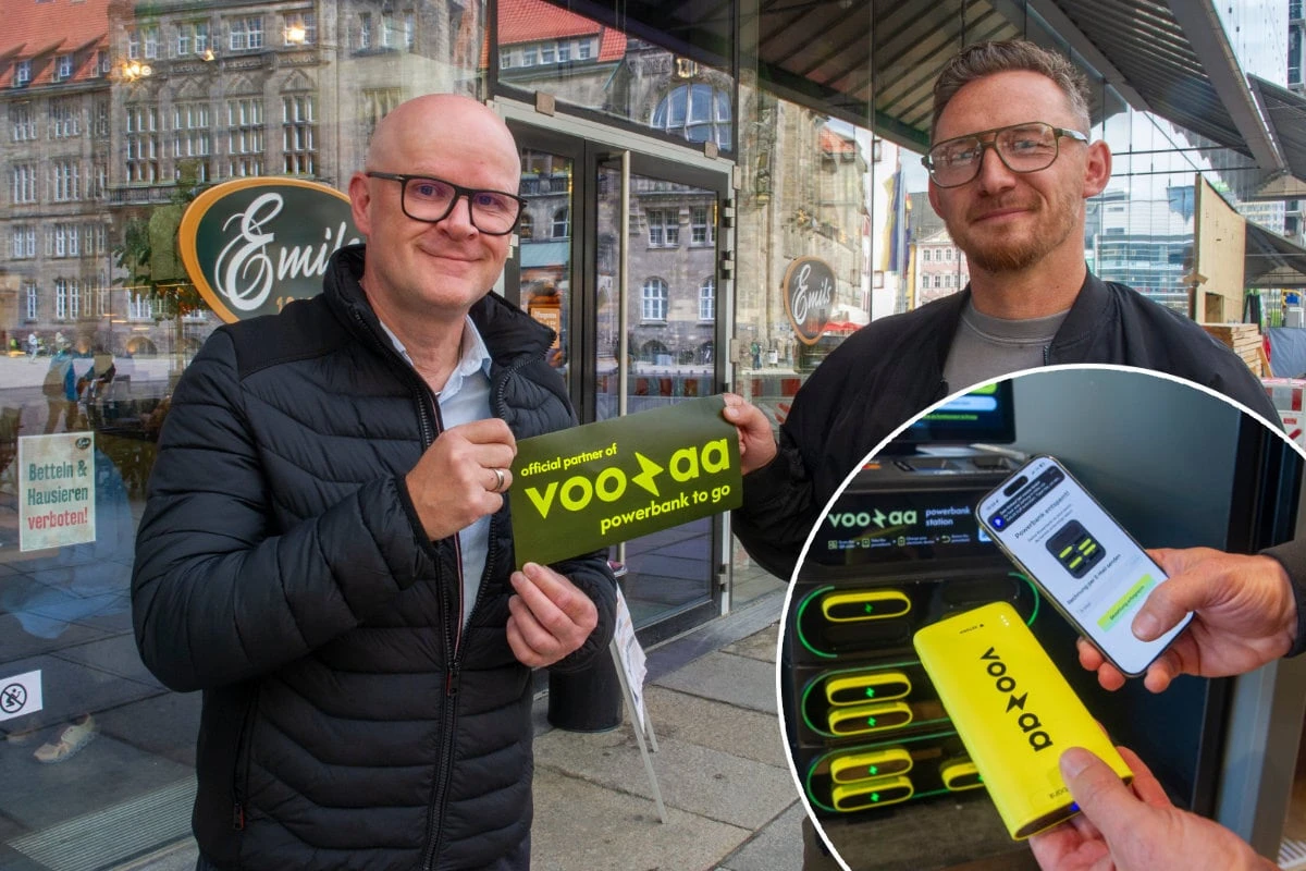Hier könnt Ihr in Chemnitz eine Powerbank to go ausleihen