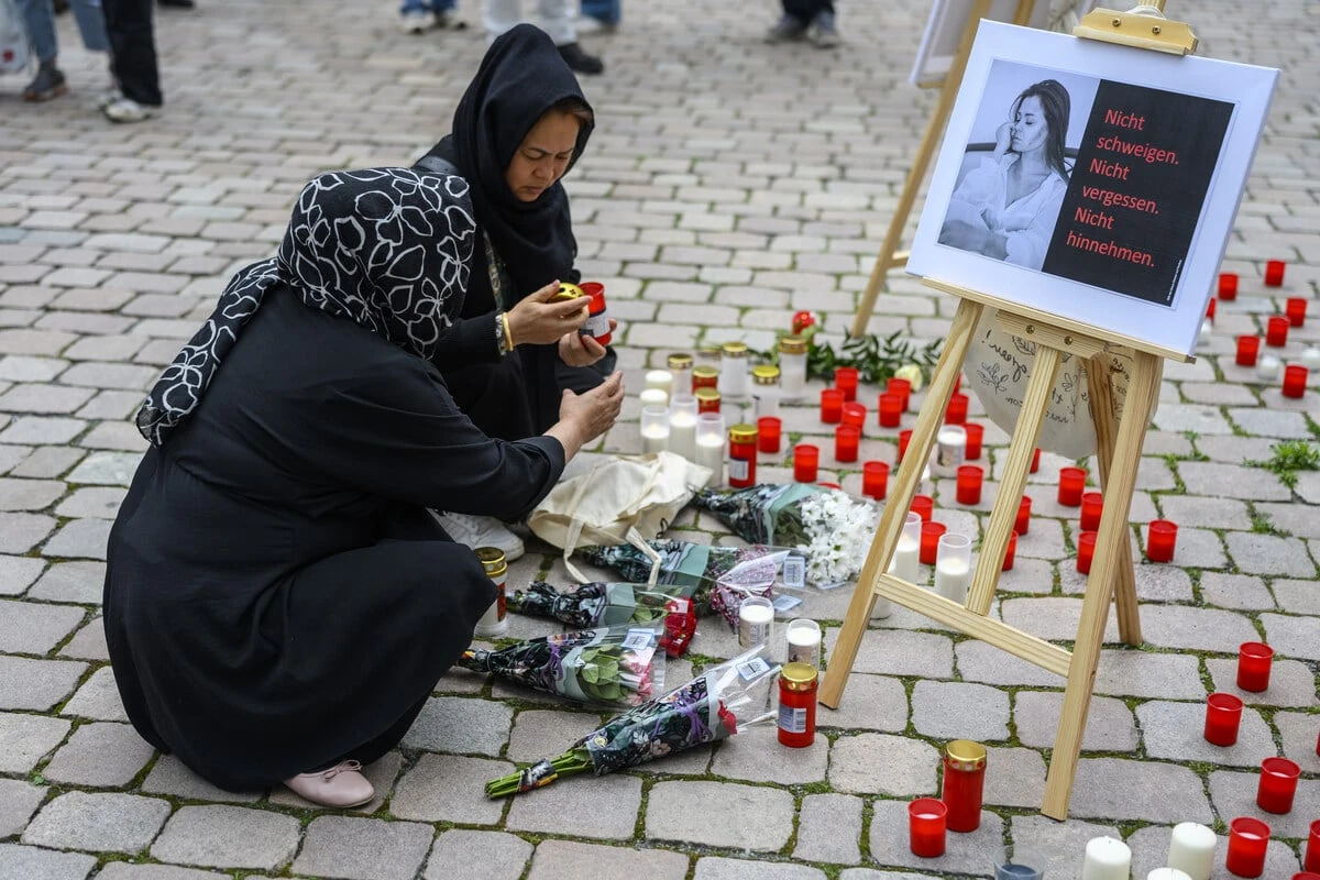 Chemnitzer gedenken der getöteten Frau (†38)