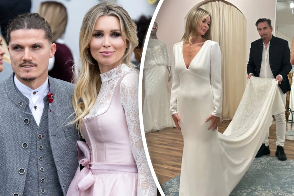 Hochzeit bei Marcel Sabitzer und Katja Kühne: In welchem Kleid sie 