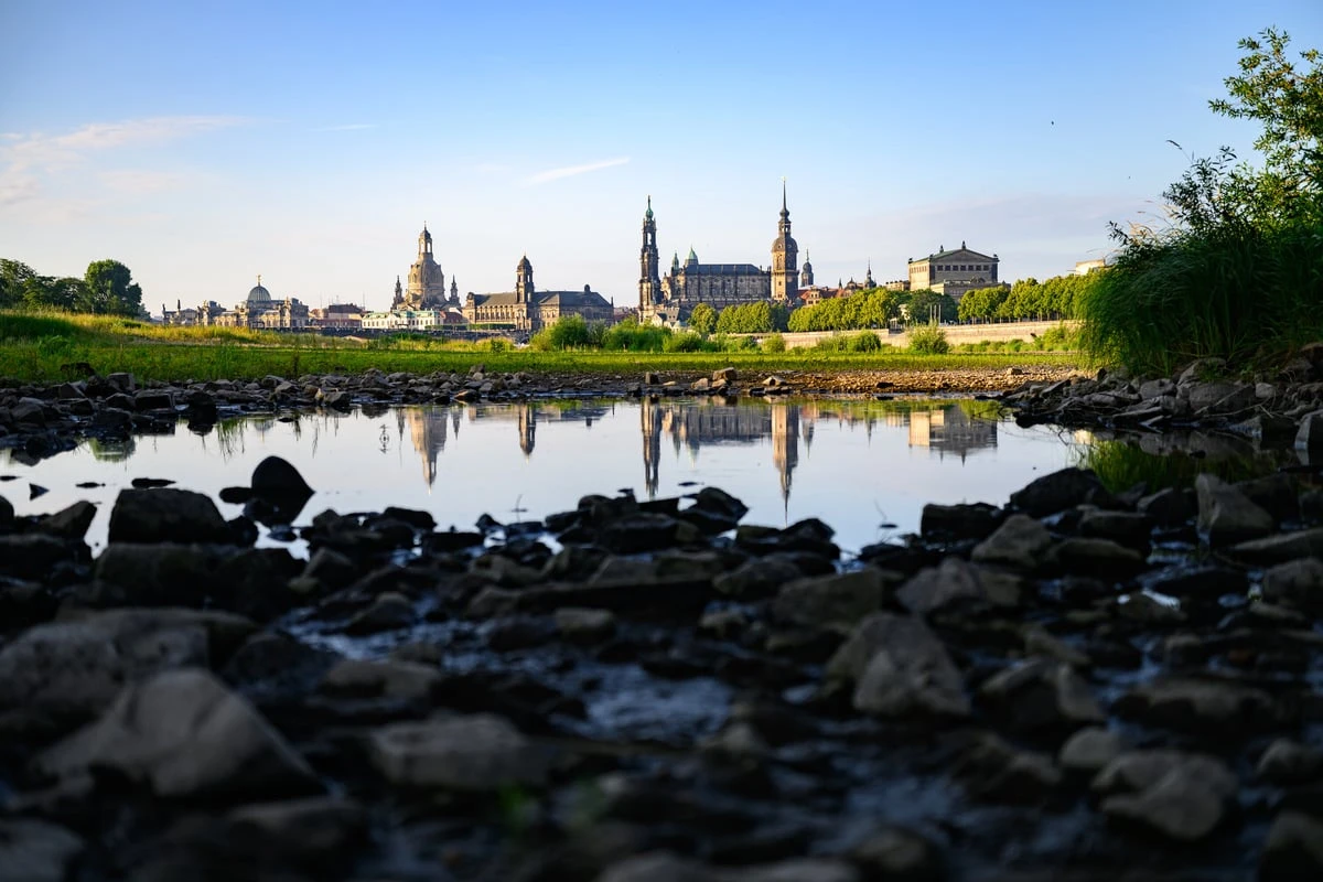 Hitzewelle in Dresden: Elbe, Weißeritz und Co. geht das Wasser aus