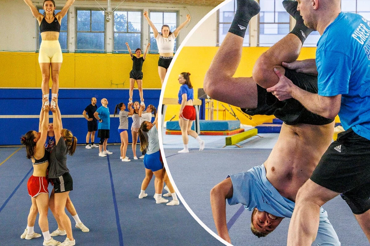 Mein Tag als Cheerleader: Schon nach dem Warm-up röchele ich wie ein Staubsauger mit Wackelkontakt