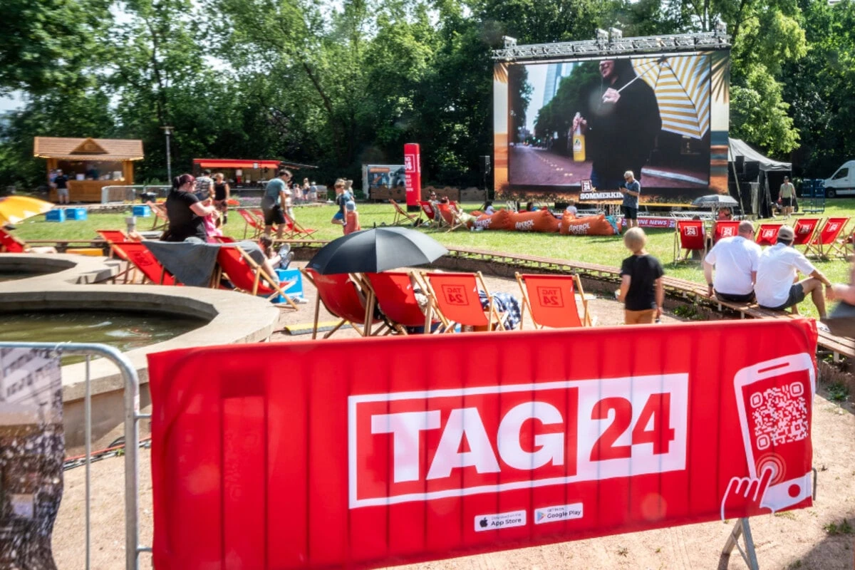 TAG24-Sommerkino startet in Chemnitz mit super Sommer-Wetter