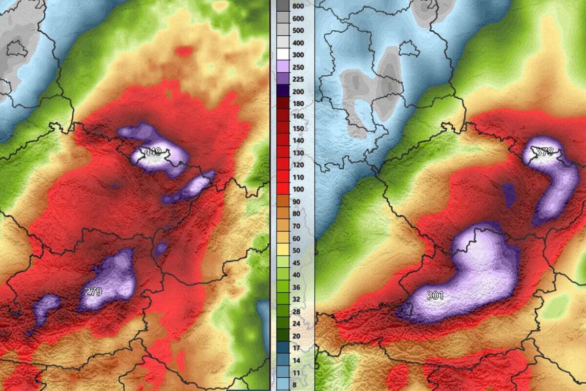 Extremregen im Anmarsch: Wie hart trifft es Sachsen und Bayern?