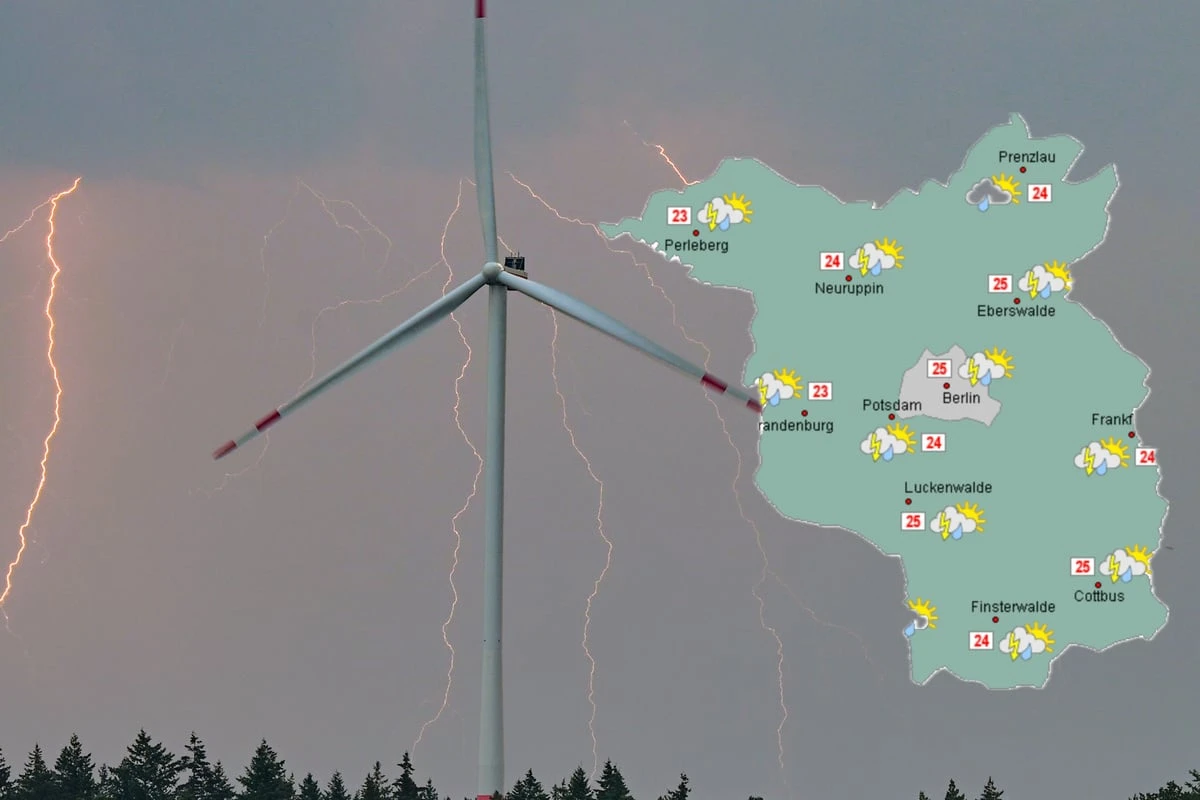 Blitz, Regen, Hagel: Wetter-Chaos zum Wochenstart in Berlin und Brandenburg