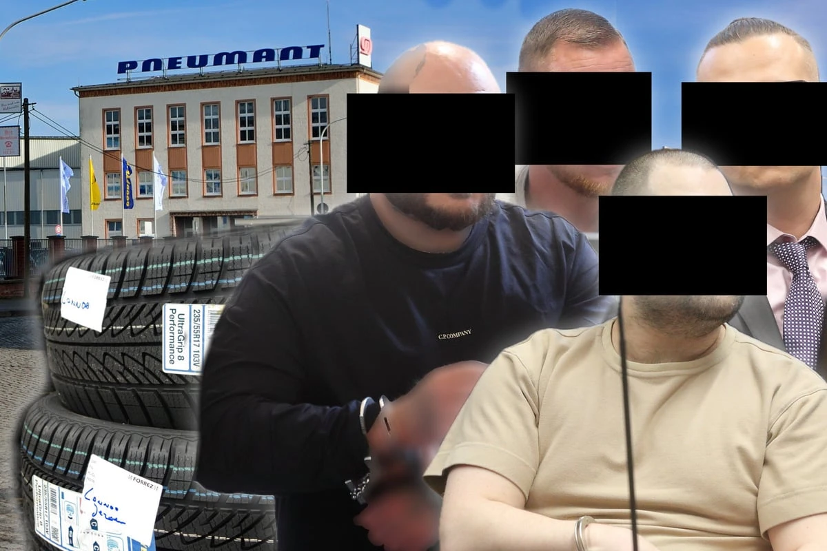 Bande klaute neue Reifen direkt ab Werk