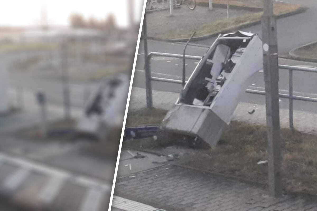 Einschränkungen im Bahnverkehr zwischen Dresden und Leipzig: Gesprengter Automat schuld