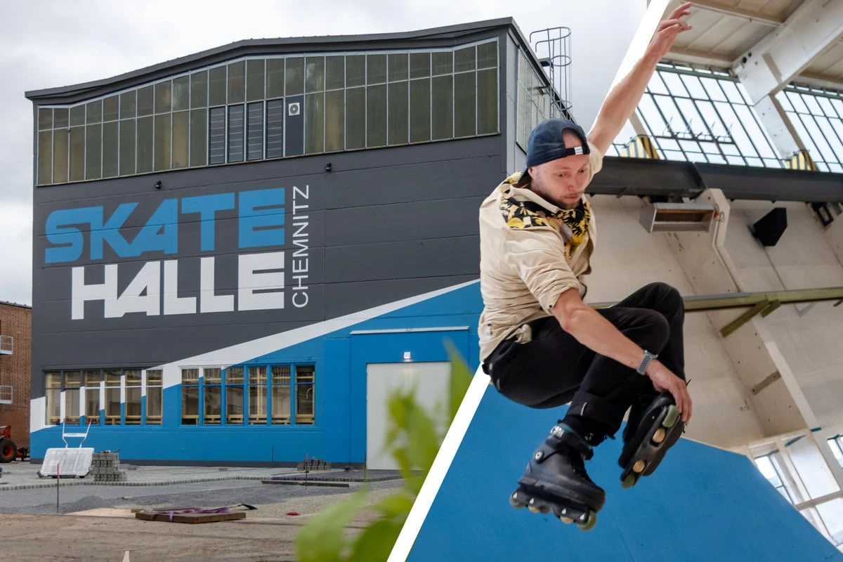 Neue Chemnitzer Funsporthalle kurz vor Eröffnung
