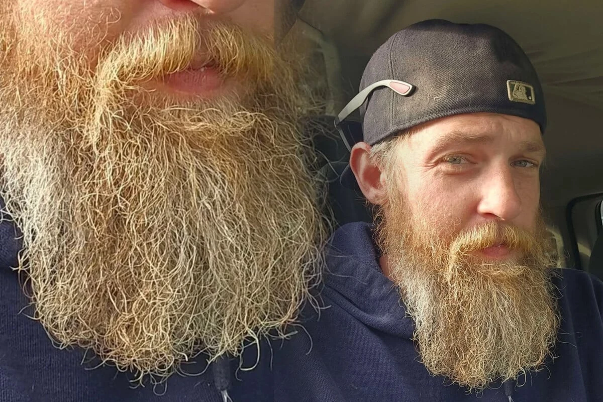 Mann rasiert sich Bart zum ersten Mal nach 20 Jahren ab und begeistert das Netz
