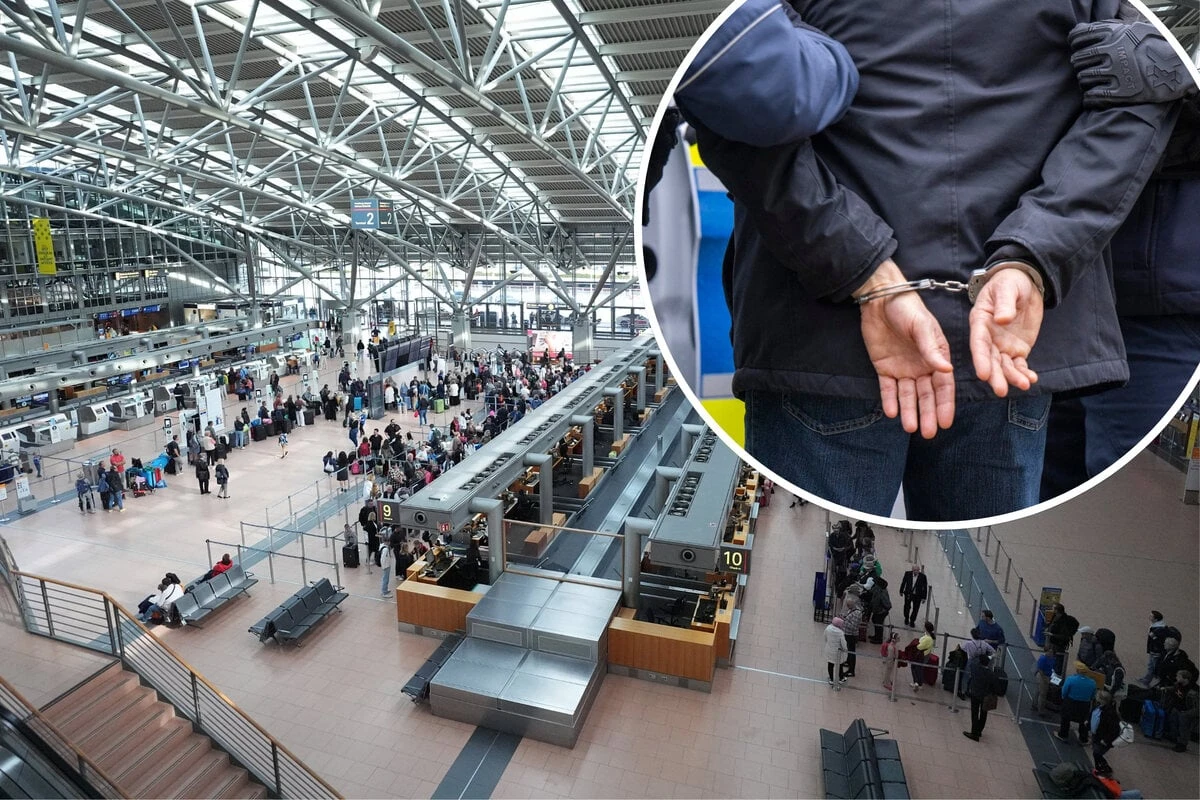 International gesuchter Totschläger am Hamburger Flughafen verhaftet