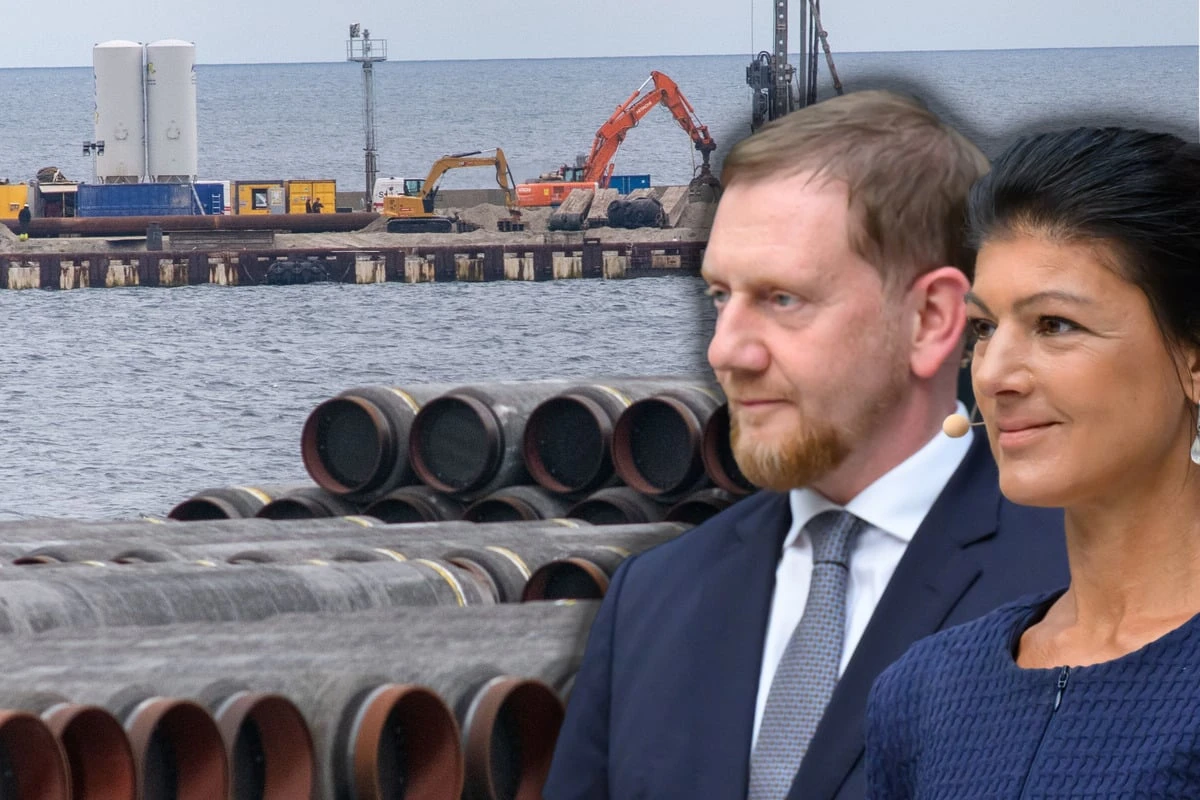 Lob und Kritik für Kretschmers Nord-Stream-Vorstoß