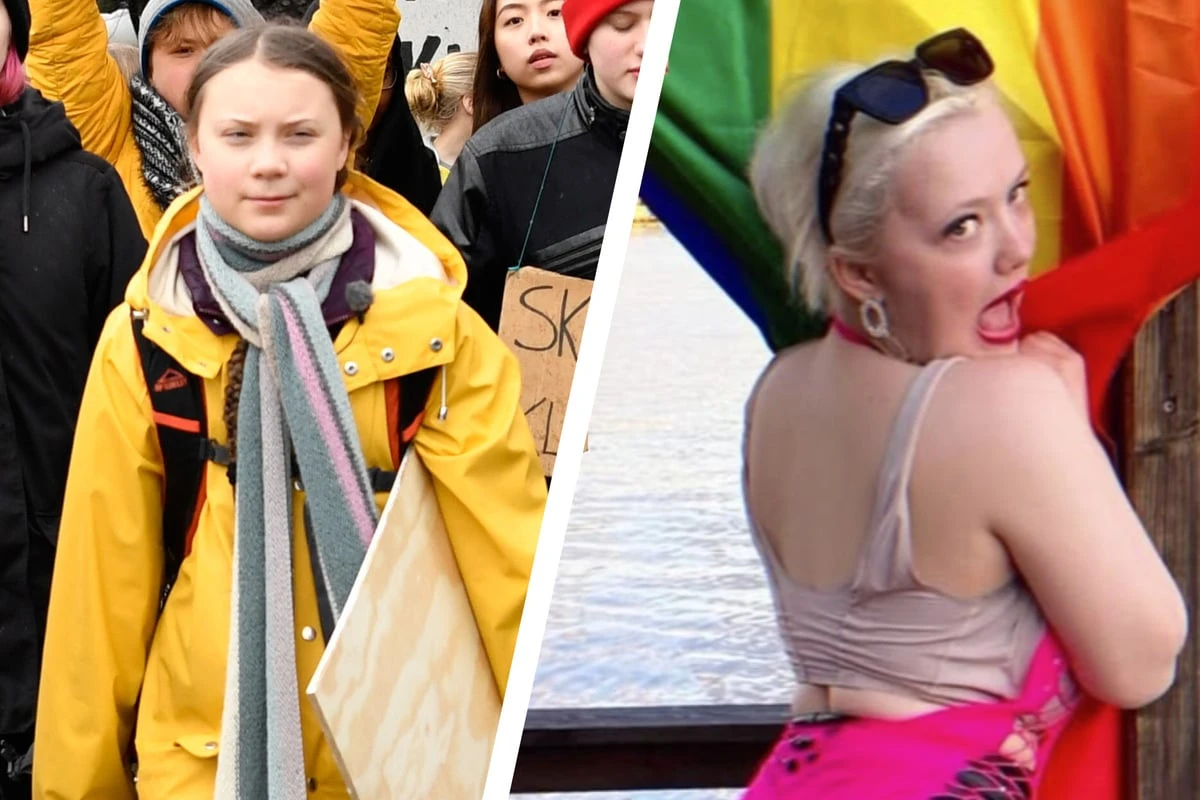 Laut und schrill: So unterscheidet sich Beata von ihrer Schwester Greta Thunberg