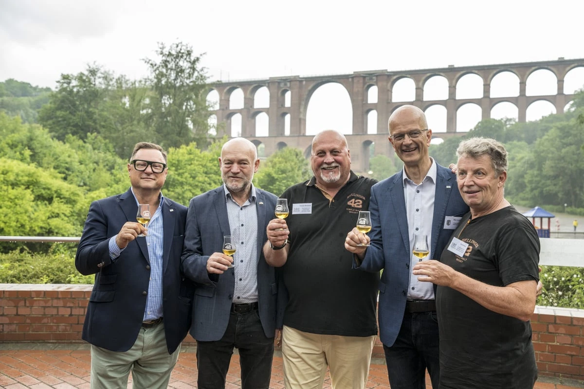 Die Göltzschtalbrücke feiert ihren ersten Whisky