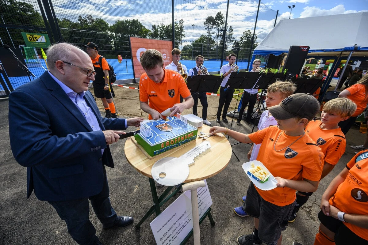 Chemnitz: Neuer Hockey-Platz ist eine echte Seltenheit