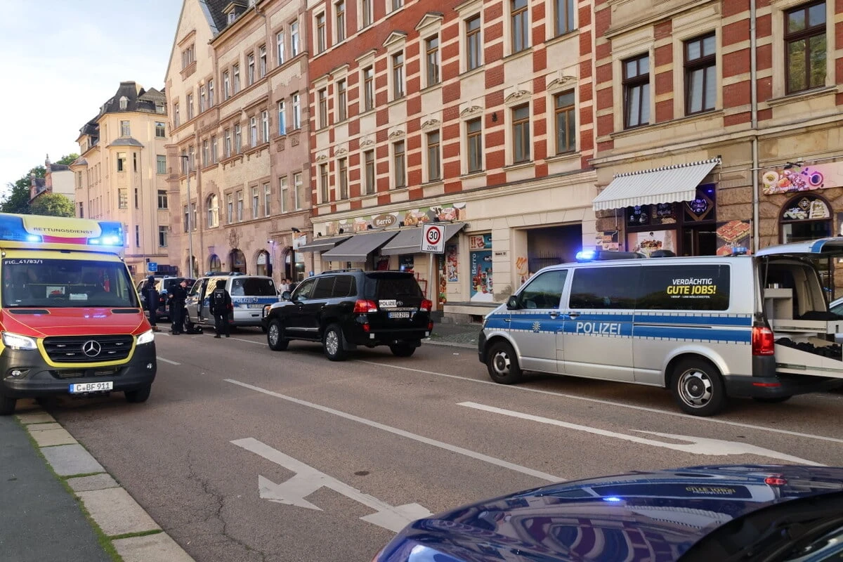 Alarm auf dem Chemnitzer Sonnenberg: Zwei Verletzte bei blutigem Streit
