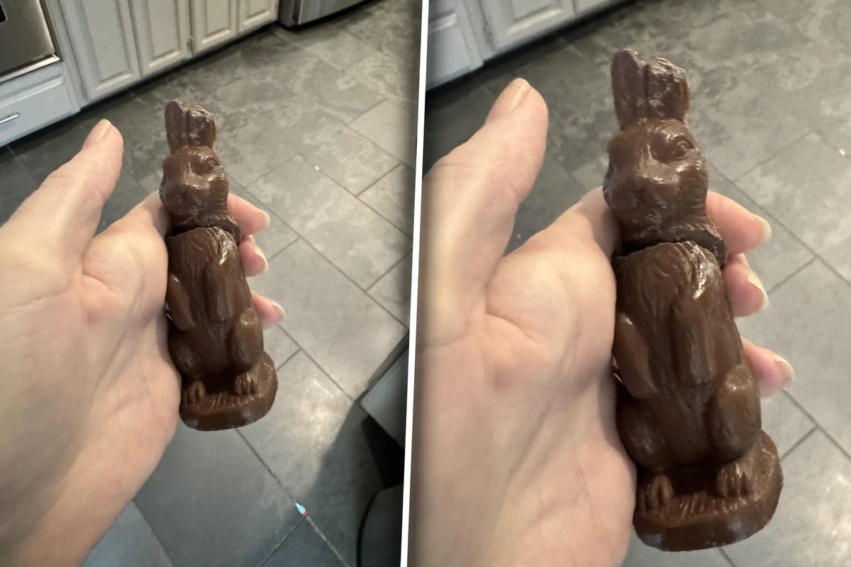 Mutter wundert sich, warum Tochter Osterhase nicht isst: Als sie reinbeißt, wird ihr alles klar