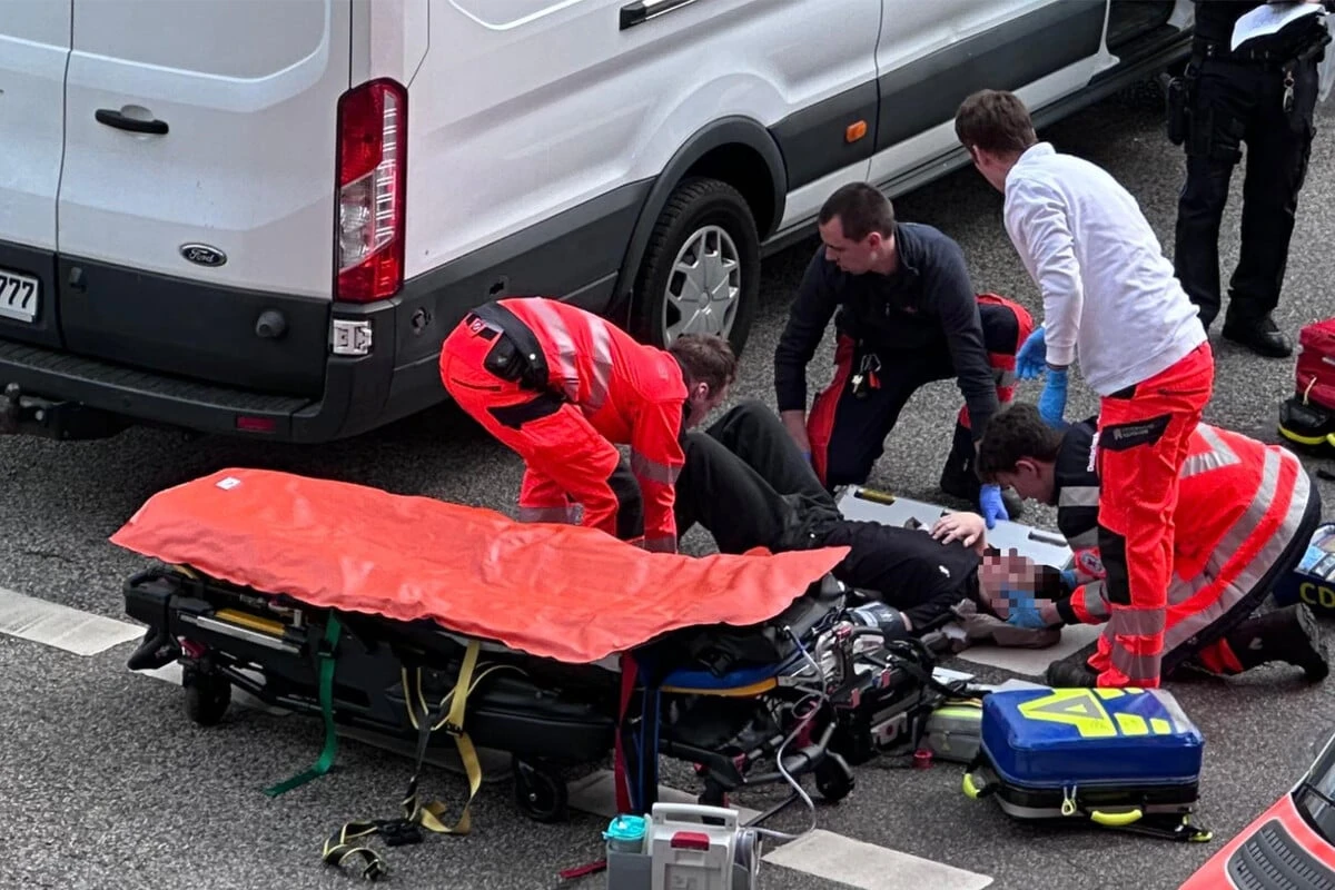 Fußgänger wird von Transporter erfasst und mutmaßlich schwer verletzt