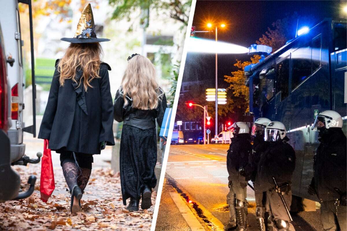 Sorge vor Halloween-Randale in Hamburg: Wieder Wasserwerfer-Einsatz?