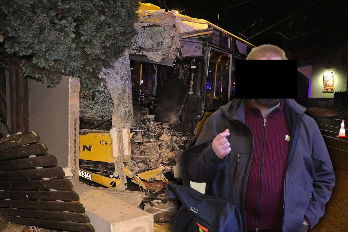 DVB-Busfahrer darf nach heftigem Unfall wieder ans Steuer!