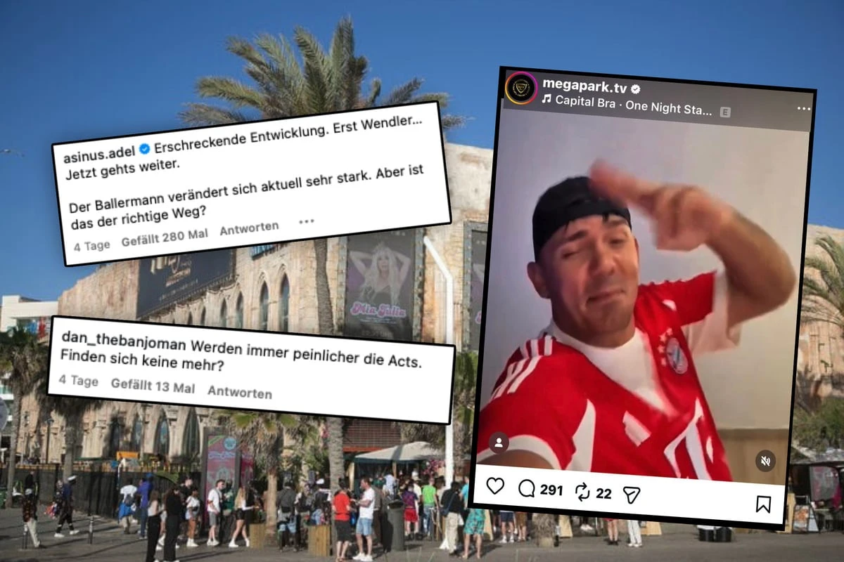 Megapark-Jubiläum mit Capital Bra: Malle-Party-Ankündigung sorgt für Kritik