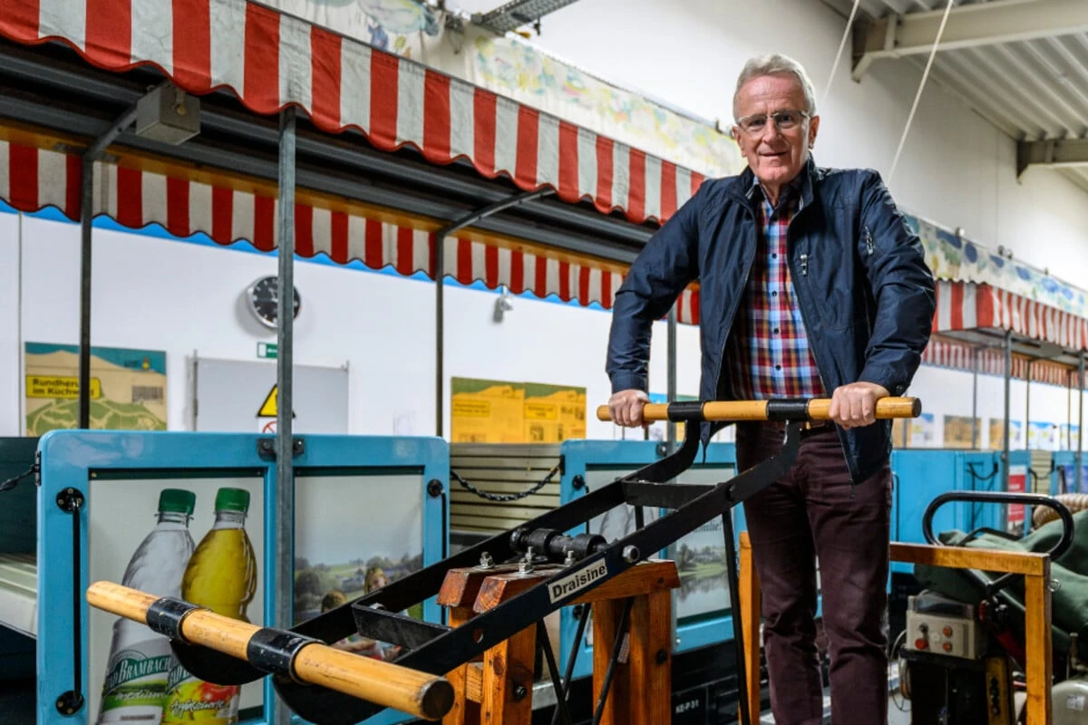 Nach 30 Jahren: Chemnitzer Parkeisenbahn-Chef dampft in den Ruhestand