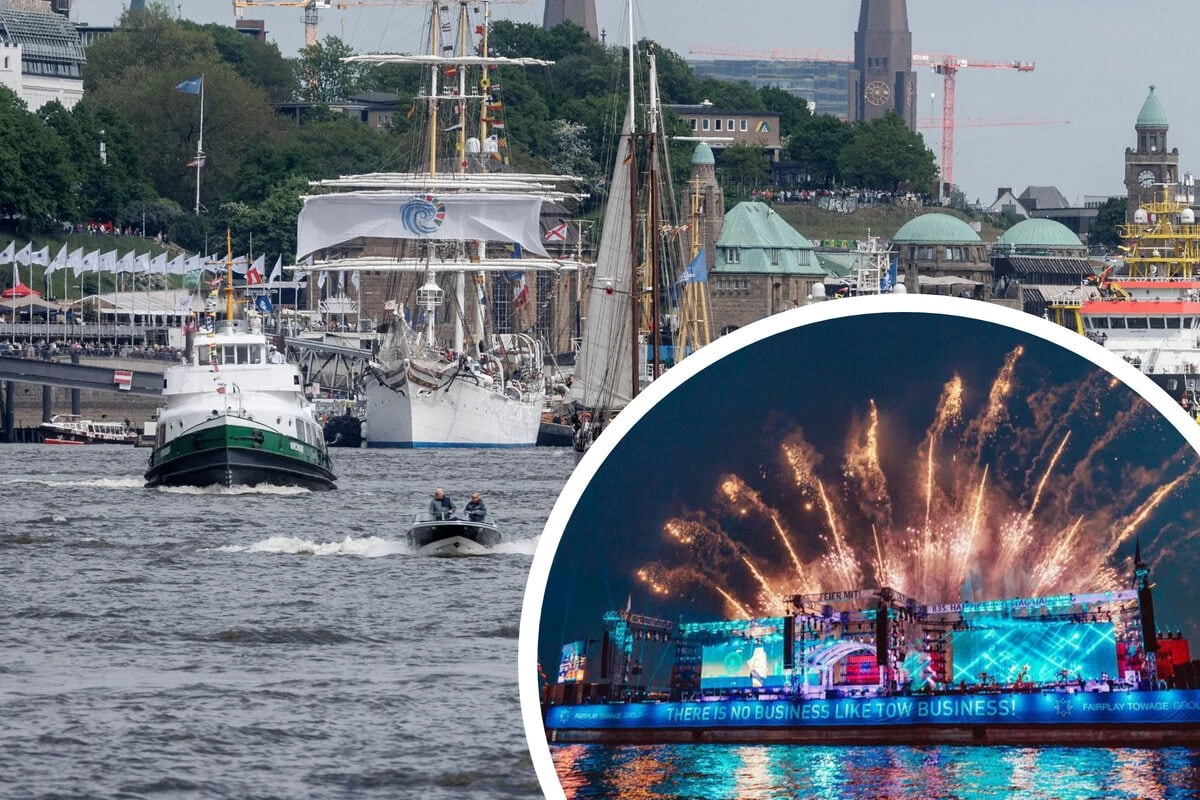 Hafengeburtstag bricht Weltrekord: Größte schwimmende Bühne