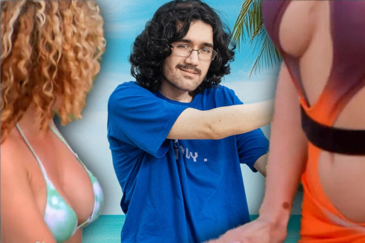 Vor laufender TV-Kamera: Jungfrau Darius fasst zwei Frauen unter den Bikini
