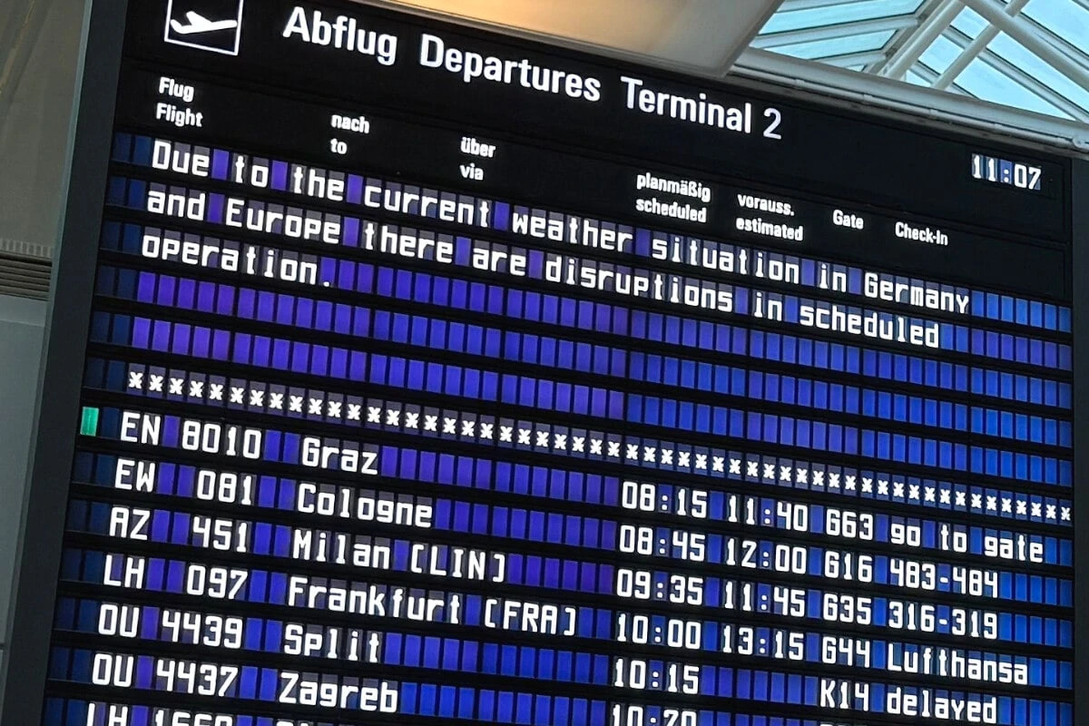 Warnung vor Sturm und Hagel: Abfertigungsstopp am Münchner Flughafen