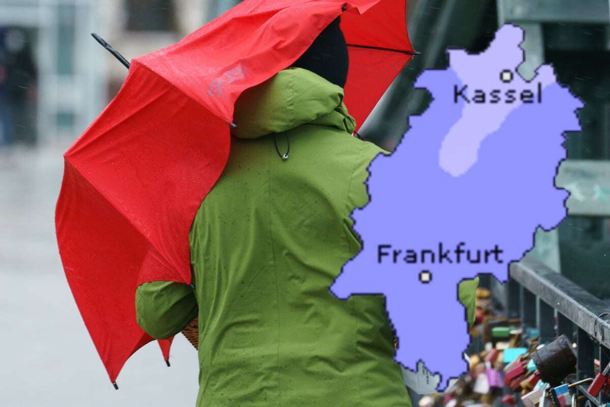 Kühles Regen-Wetter in Frankfurt und Hessen: So lange hält es an