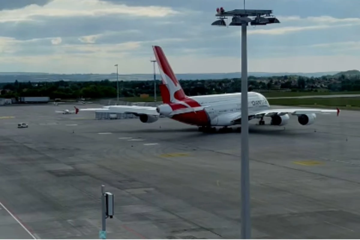 A380 im Akkord: Zweiter Riesenvogel in Dresden gelandet