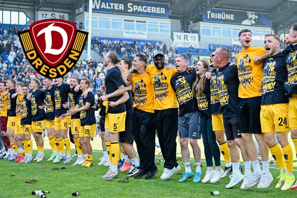 Hauptmann hat nach Dynamo-Aufstieg Tränen in den Augen: 
