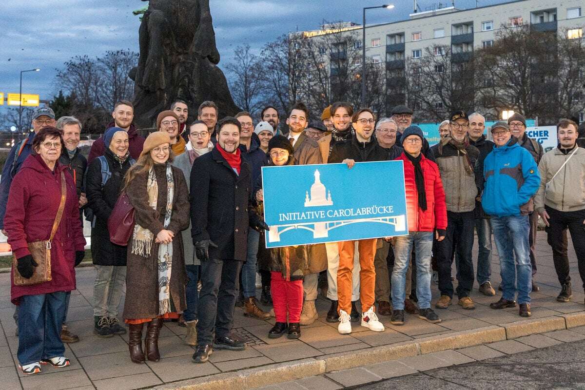 Initiative kämpft für historischen Wiederaufbau der Carolabrücke