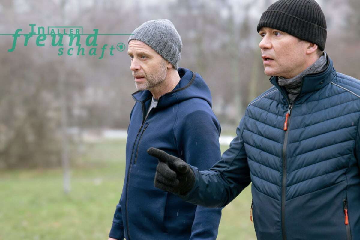 In aller Freundschaft: Kai und Philipp im Park, plötzlich fällt ein Schuss!