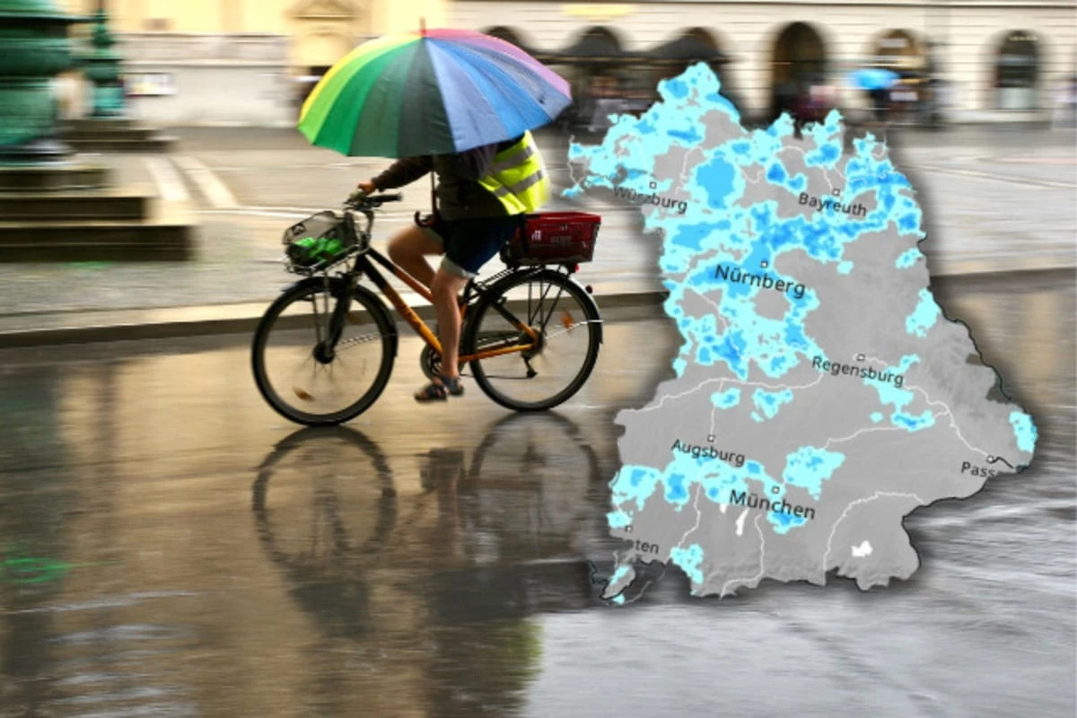 Schluss mit Sonne: Unwetter und Schauer ziehen über Bayern