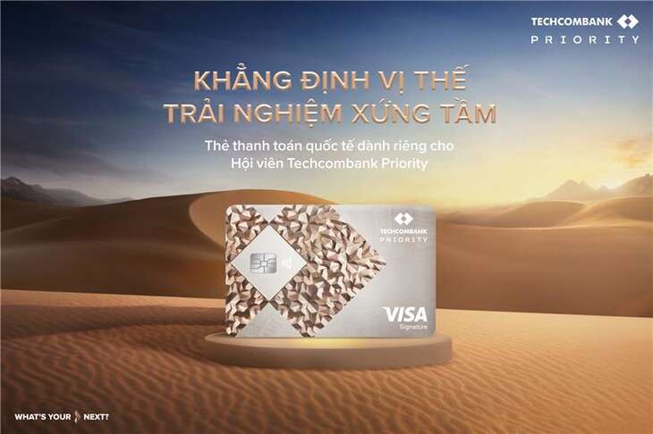 Tận hưởng phong cách sống với thẻ thanh toán Techcombank Priority