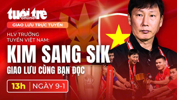 HLV Kim Sang Sik giao lưu trực tuyến với bạn đọc báo Tuổi Trẻ