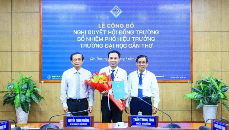 TS Lê Văn Lâm làm phó hiệu trưởng Trường đại học Cần Thơ