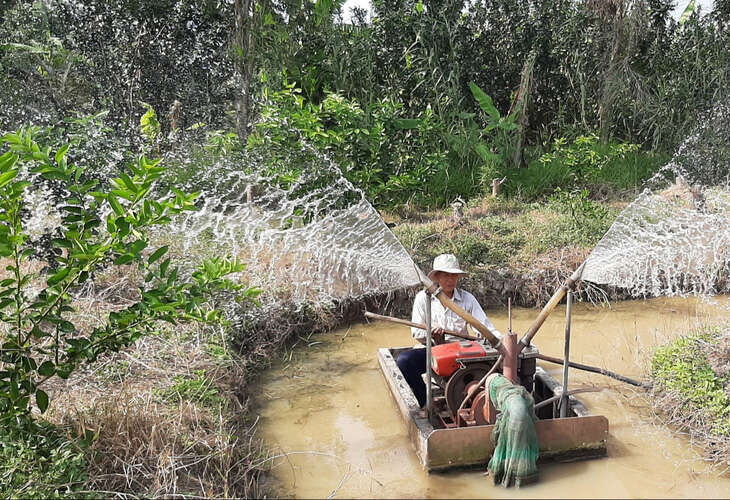 Sông Hậu, sông Cổ Chiên chuẩn bị đón đợt xâm nhập mặn