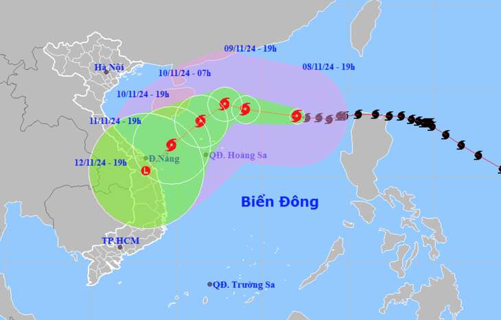 Bão số 7 tác động như thế nào đến đất liền Việt Nam?