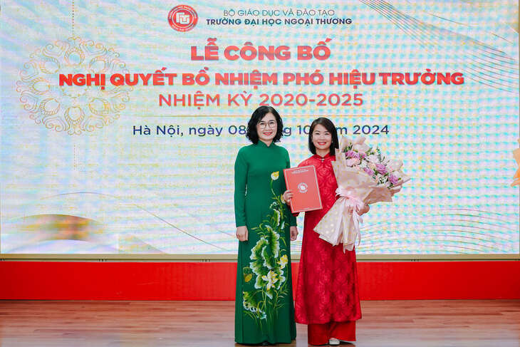 Trường đại học Ngoại thương có thêm phó hiệu trưởng