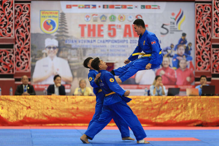 Giải vô địch Vovinam châu Á khai mạc sôi động ở Bali