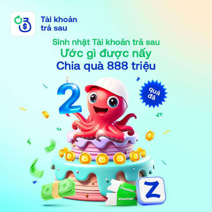 Tài khoản trả sau - Chi tiêu thông minh, nhận quà đúng ý