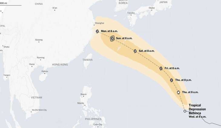 Thêm bão mới ngoài khơi Philippines, khả năng mạnh thành bão cuồng phong