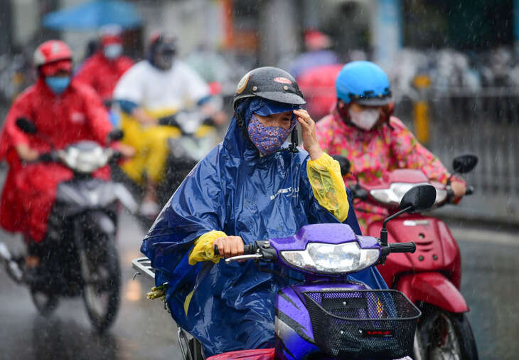 Thời tiết hôm nay 22-9: Không khí lạnh gây mưa to Bắc Bộ, Nam Bộ mưa rào