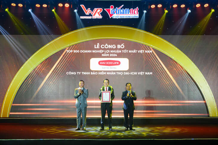 Dai-ichi Life Việt Nam vào 'Top 500 doanh nghiệp lợi nhuận tốt nhất Việt Nam 2024'