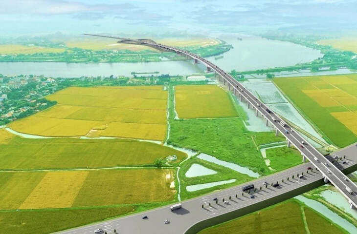 Năm 2025 sẽ khởi công đoạn cao tốc gần 20.000 tỉ đồng nối Nam Định - Thái Bình