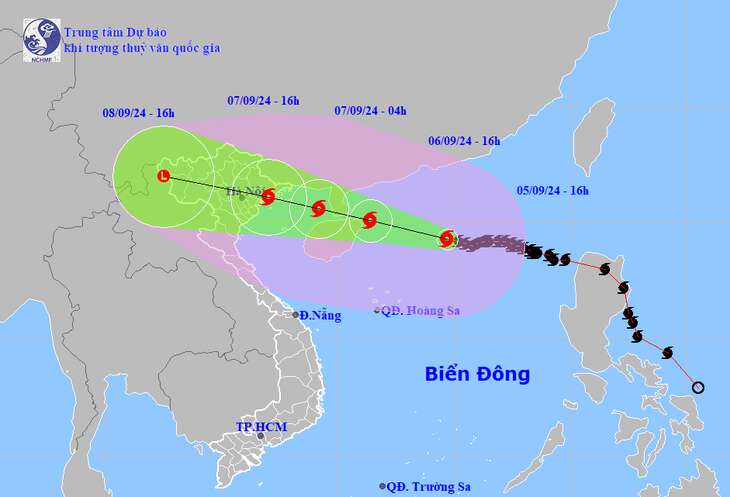 Siêu bão Yagi khi vào Quảng Ninh - Nam Định gió giật cấp 14, gây mưa rất lớn